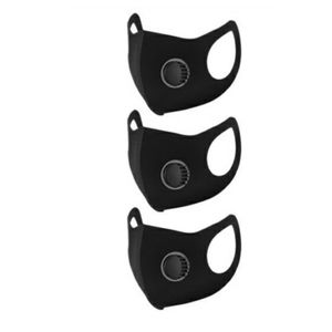 3/$15 Three Black fashion mask with filter